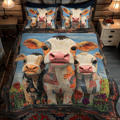 Meadow Mates 3-Piece Quilted Bedding Set NCU0TH1375