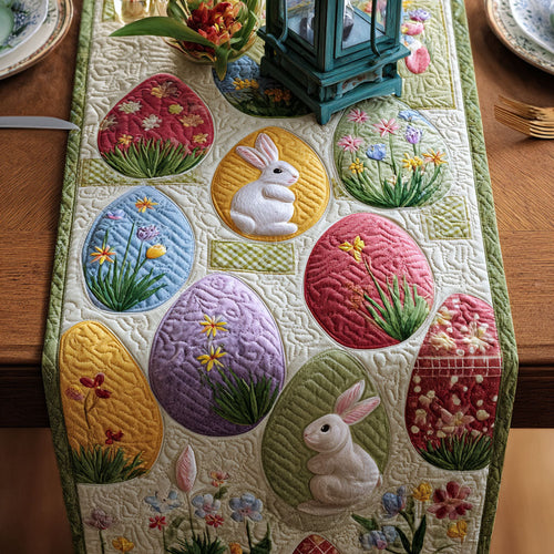 Meadow Patch Parade Quilted Table Runner NCU0PT11390