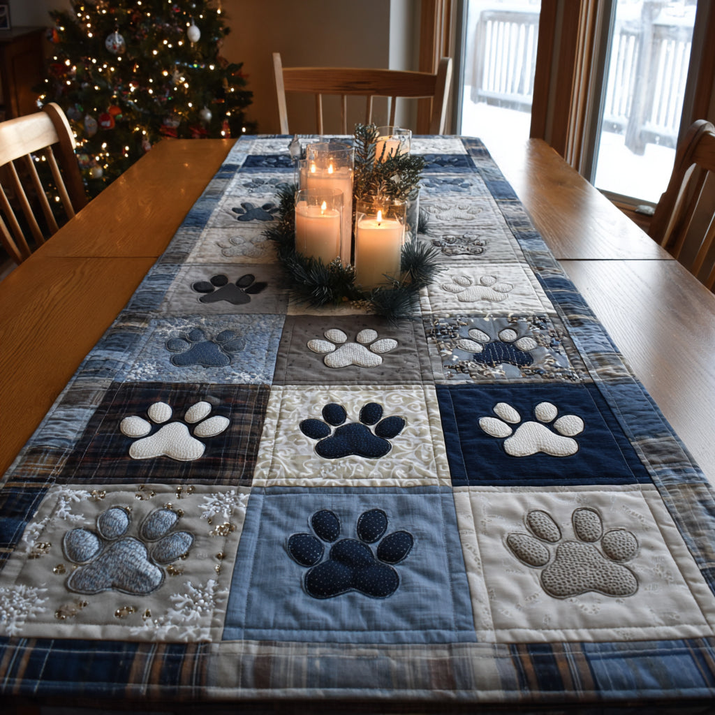 Meadow Pawwalk Quilted Table Runner NCU0DV8952
