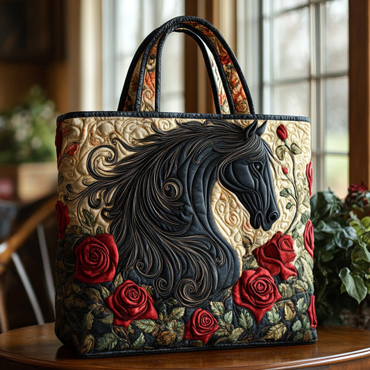 Meadow Rider Quilted Tote Bag NCU0DV7052