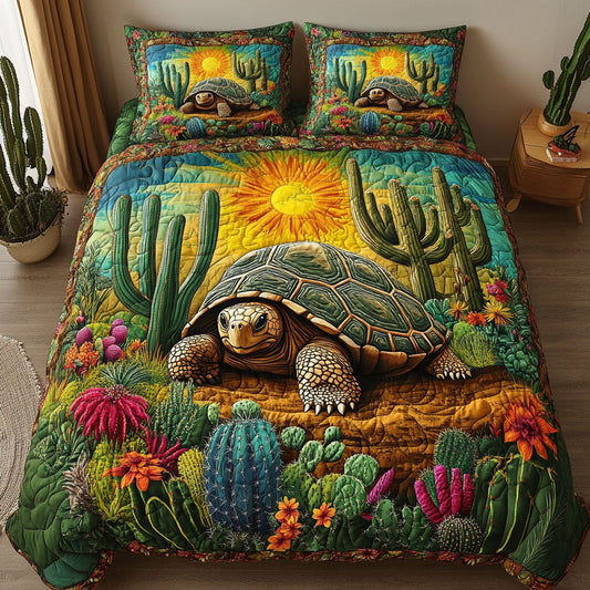 Meadow Roamer 3-Piece Quilted Bedding Set NCU0NT6973