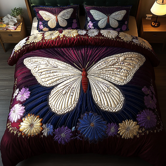 Meadow Wings 3-Piece Quilted Bedding Set NCU0DK4268