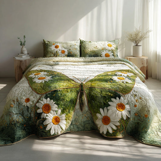 Meadowwing 3-Piece Quilted Bedding Set NCU0VL3313