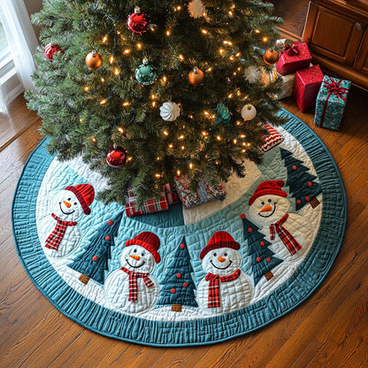 Melting Hearts Christmas Quilted Tree Skirt NCU0NT11104