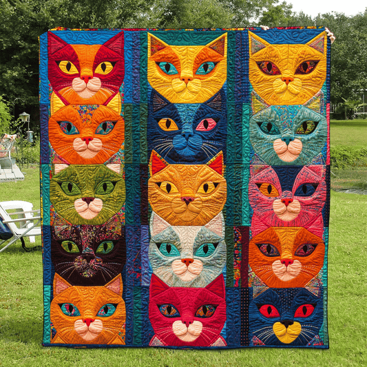 Meow Magic Quilted Blanket NCU0DV437