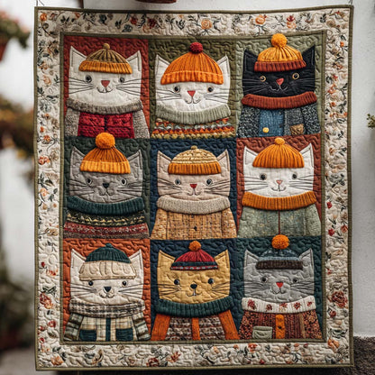 Meow Garden Quilted Blanket NCU0NT9214