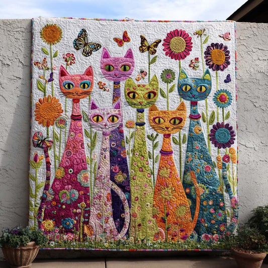 Meow Love Quilted Blanket NCU0NT9215