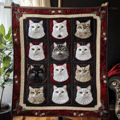 Meow Moods Quilted Blanket NCU0PT7358
