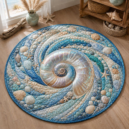 Mermaid Shores Quilted Round Mat NCU0DV9809