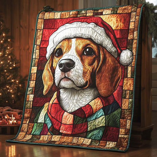 Merry Beagle Glow Quilted Blanket NCU0XD627