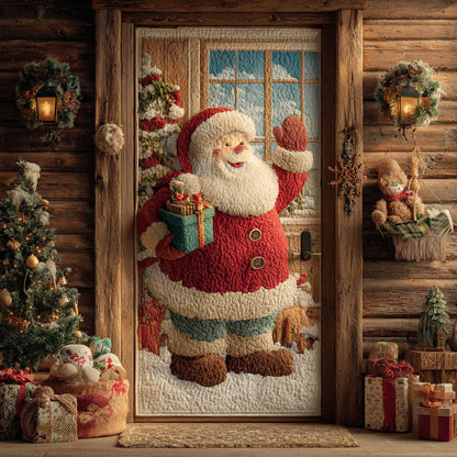 Merry Doorway Quilted Door Cover NCU0PT10502
