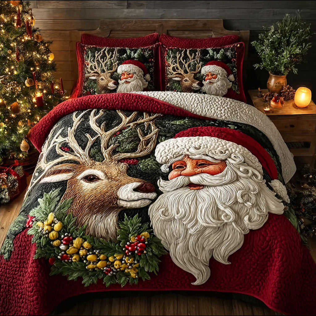 Merry Dreams 3-Piece Quilted Bedding Set NCU0PT10348