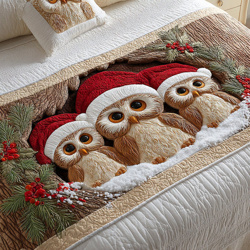 Merry Forest Eyes Quilted Bed Runner NCU0TD1263