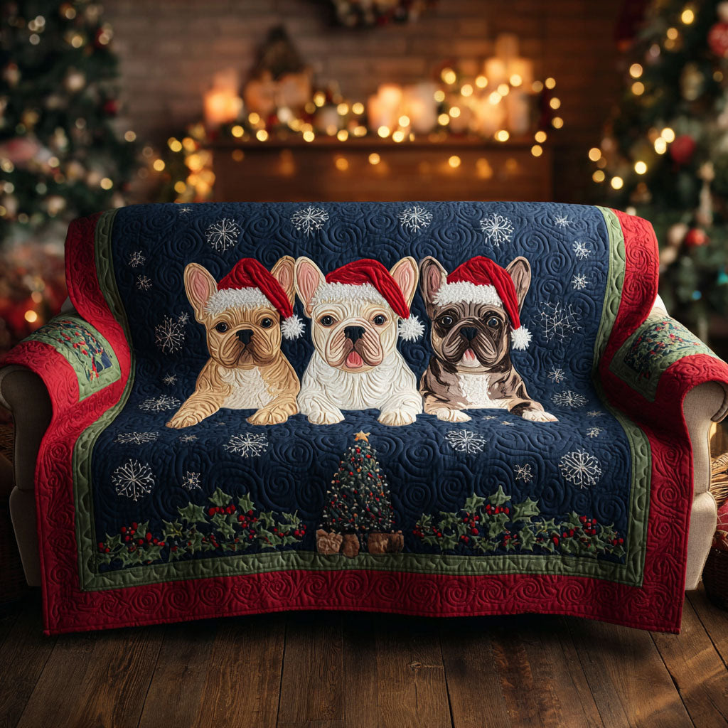 Merry Frenchies Quilted Sofa Cover NCU0TV851