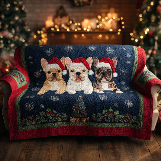 Merry Frenchies Quilted Sofa Cover NCU0TV851
