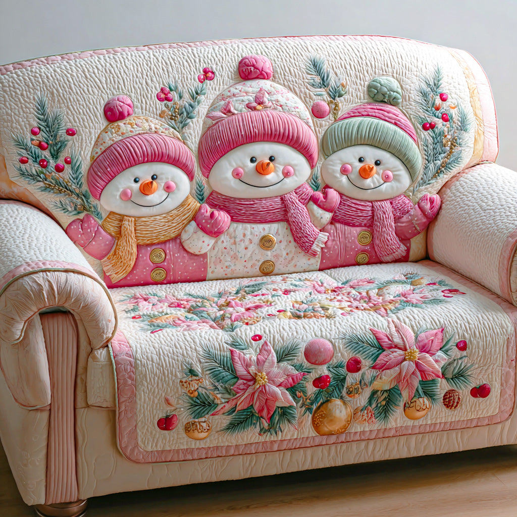 Merry Frost Night Quilted Sofa Cover NCU0TD1037