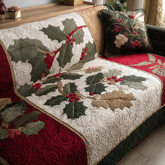 Merry Gathering Quilted Sofa Cover NCU0PT9678