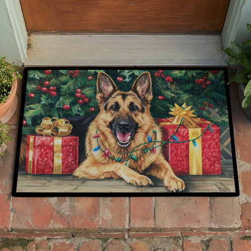 Merry German Shepherd Doormat NCU0HH745
