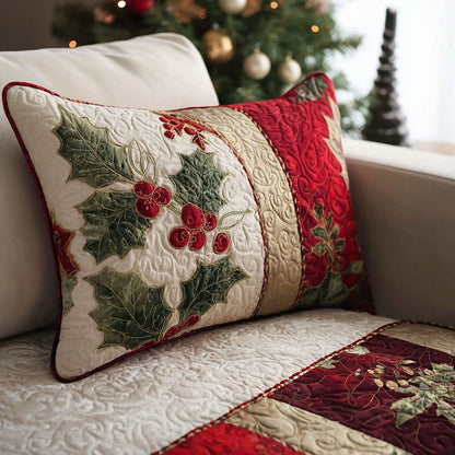 Merry Glow Quilted Bedding Pillow Case NCU0PT8865