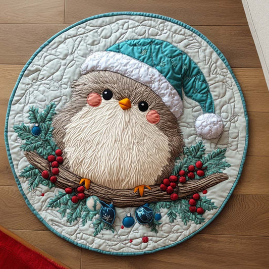 Merry Glow Quilted Round Mat NCU0NT9745