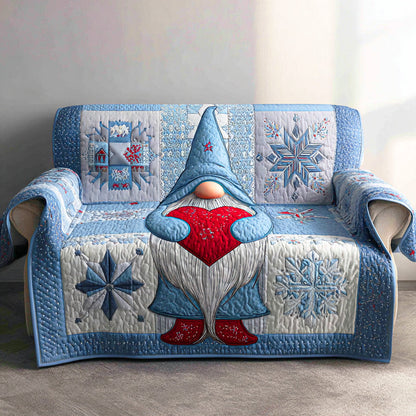 Merry Gnome Gathering Quilted Sofa Cover NCU0TD1039