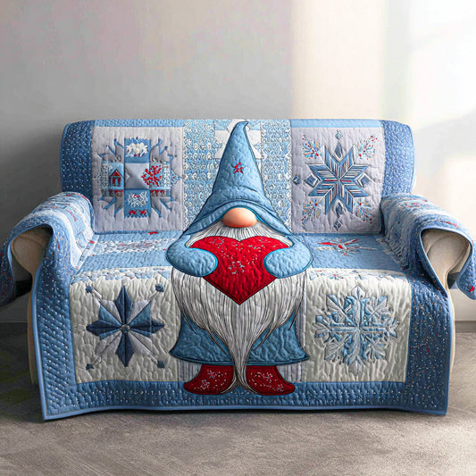 Merry Gnome Gathering Quilted Sofa Cover NCU0TD1039