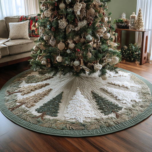 Merry Grove Quilted Christmas Tree Skirt NCU0DV7595