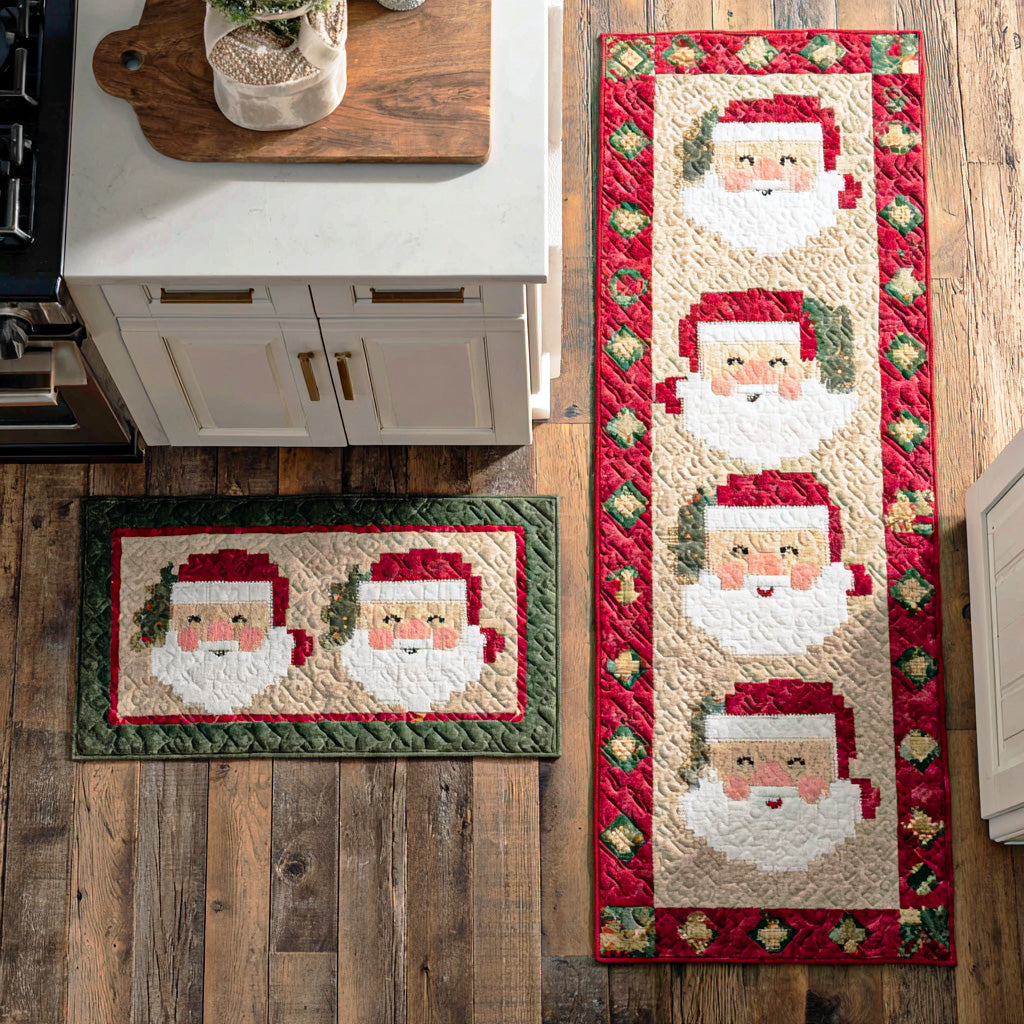 Merry Holiday Glow Kitchen Area Rug NCU0TD1730