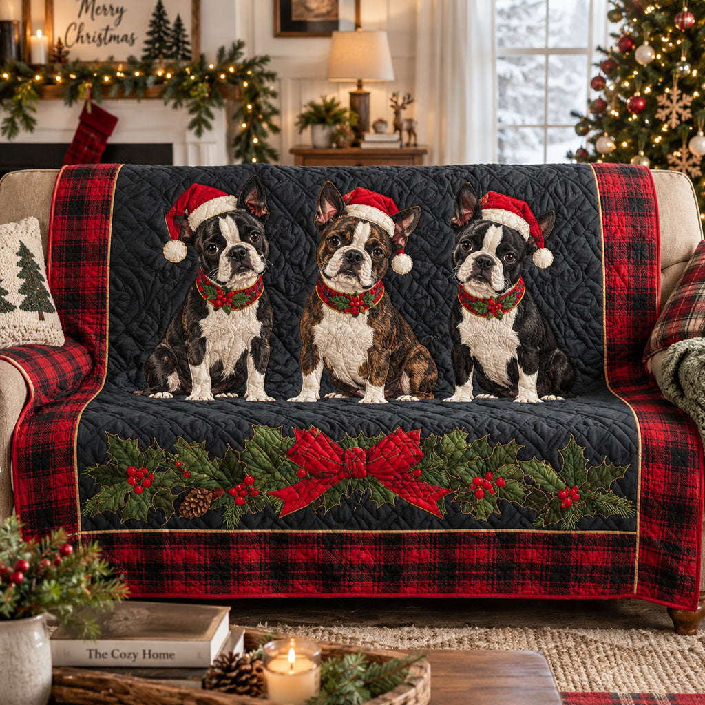 Merry Little Paws Quilted Sofa Cover NCU0PT12116
