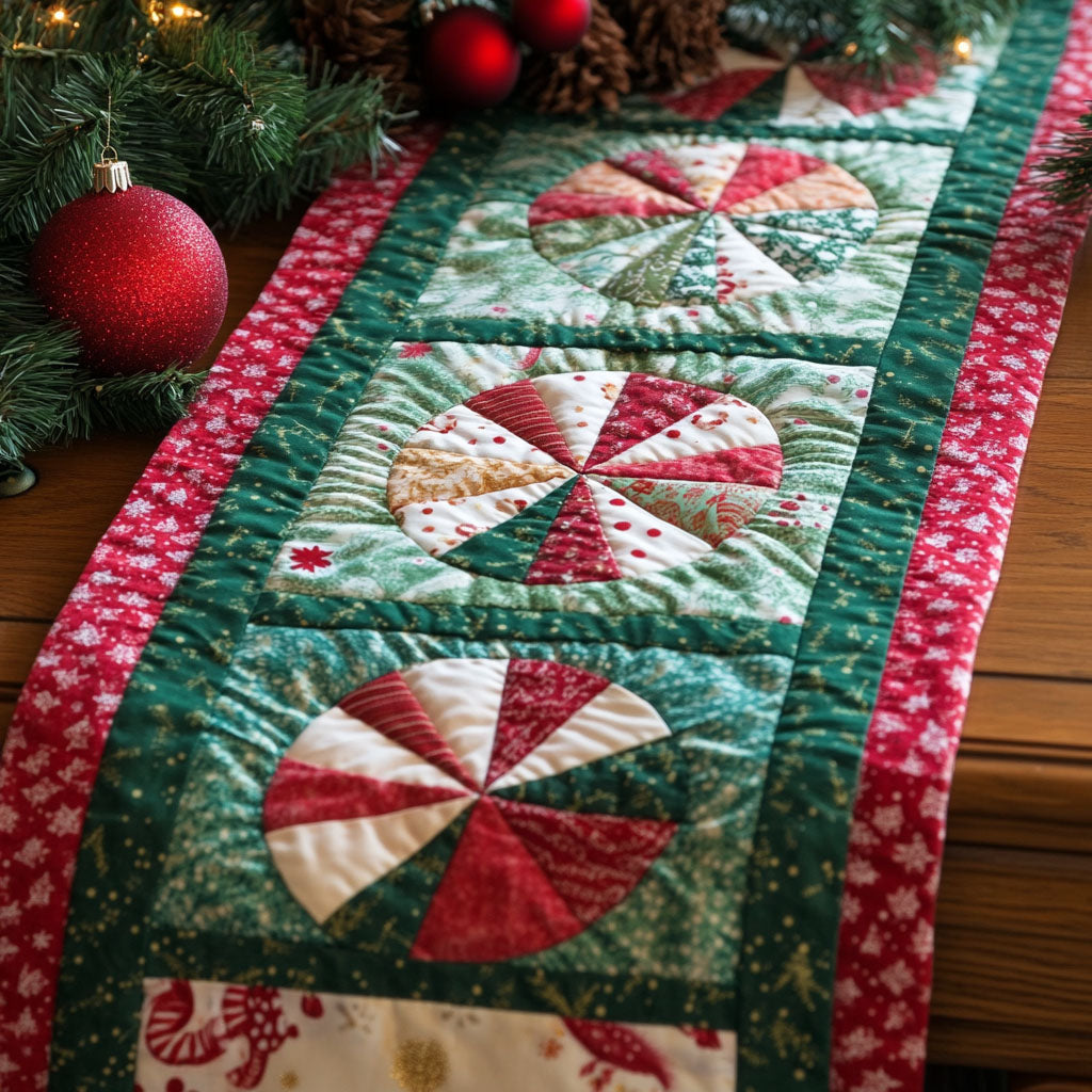 Merry Magic Quilted Table Runner NCU0PT1491