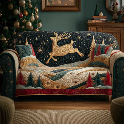 Merry Making Quilted Sofa Cover NCU0NT11060