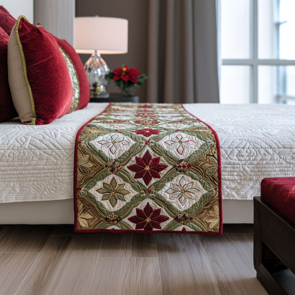 Merry Meadow Quilted Bed Runner NCU0PT8989