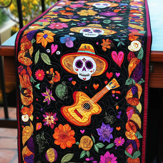 Merry Muertos Charm Quilted Table Runner NCU0PT2102