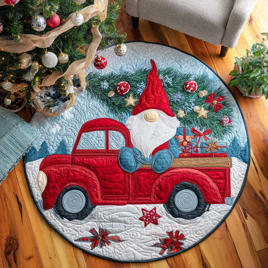 Merry Night Quilted Round Mat NCU0TD265
