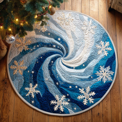 Merry Night Quilted Round Mat NCU0TD334