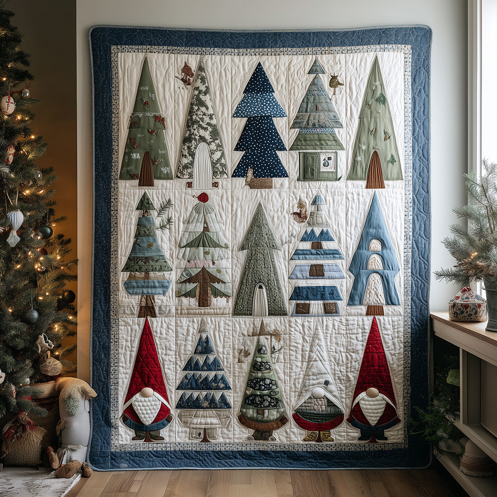 Merry Pines Quilted Blanket NCU0TH3499