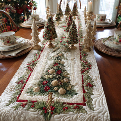 Merry Pines Quilted Table Runner NCU0DV8729