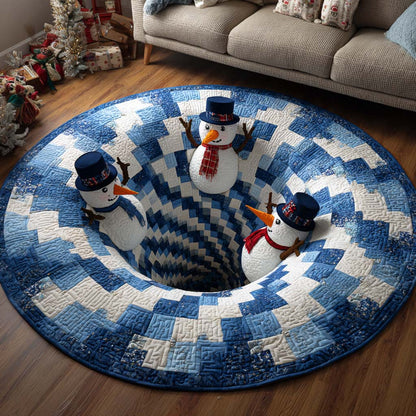 Merry Swirl Quilted Round Mat NCU0NT10010