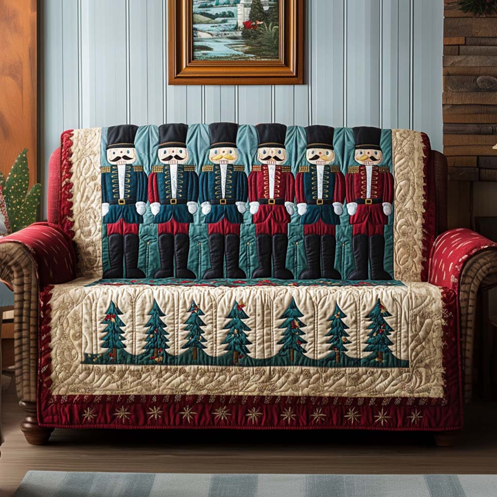 Merry and Bright Quilted Sofa Cover NCU0NT10764