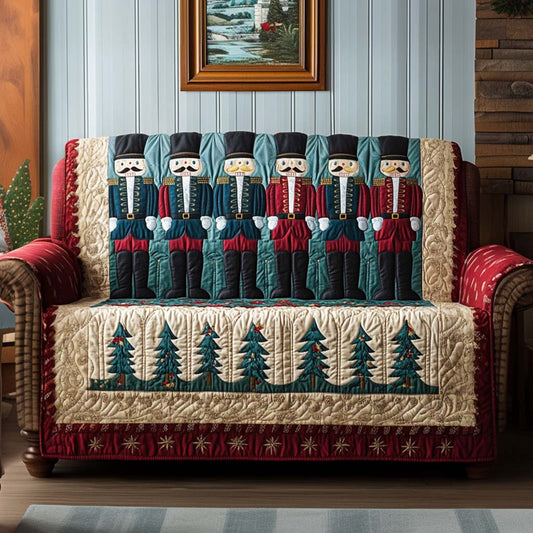 Merry and Bright Quilted Sofa Cover NCU0NT10764