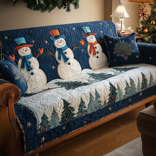 Merry and Bright Quilted Sofa Cover NCU0NT11059