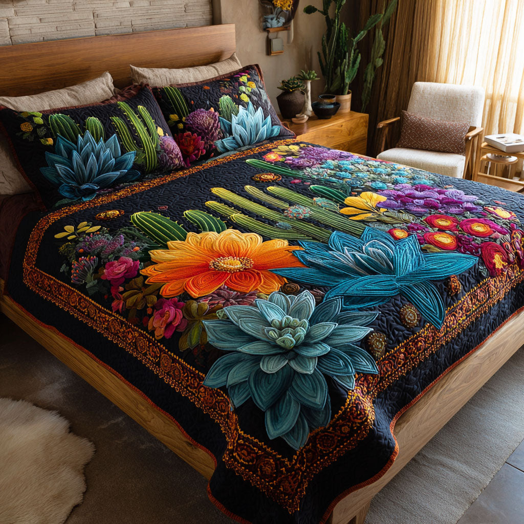 Mesa Glow 3-Piece Quilted Bedding Set NCU0DK12208