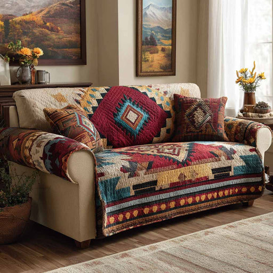 Mesa Patchwork Quilted Sofa Cover NCU0XD2427