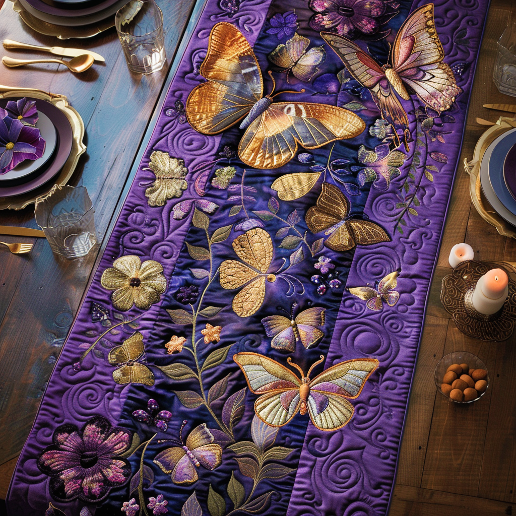 Metamorphosis Magic Quilted Table Runner NCU0DV3431