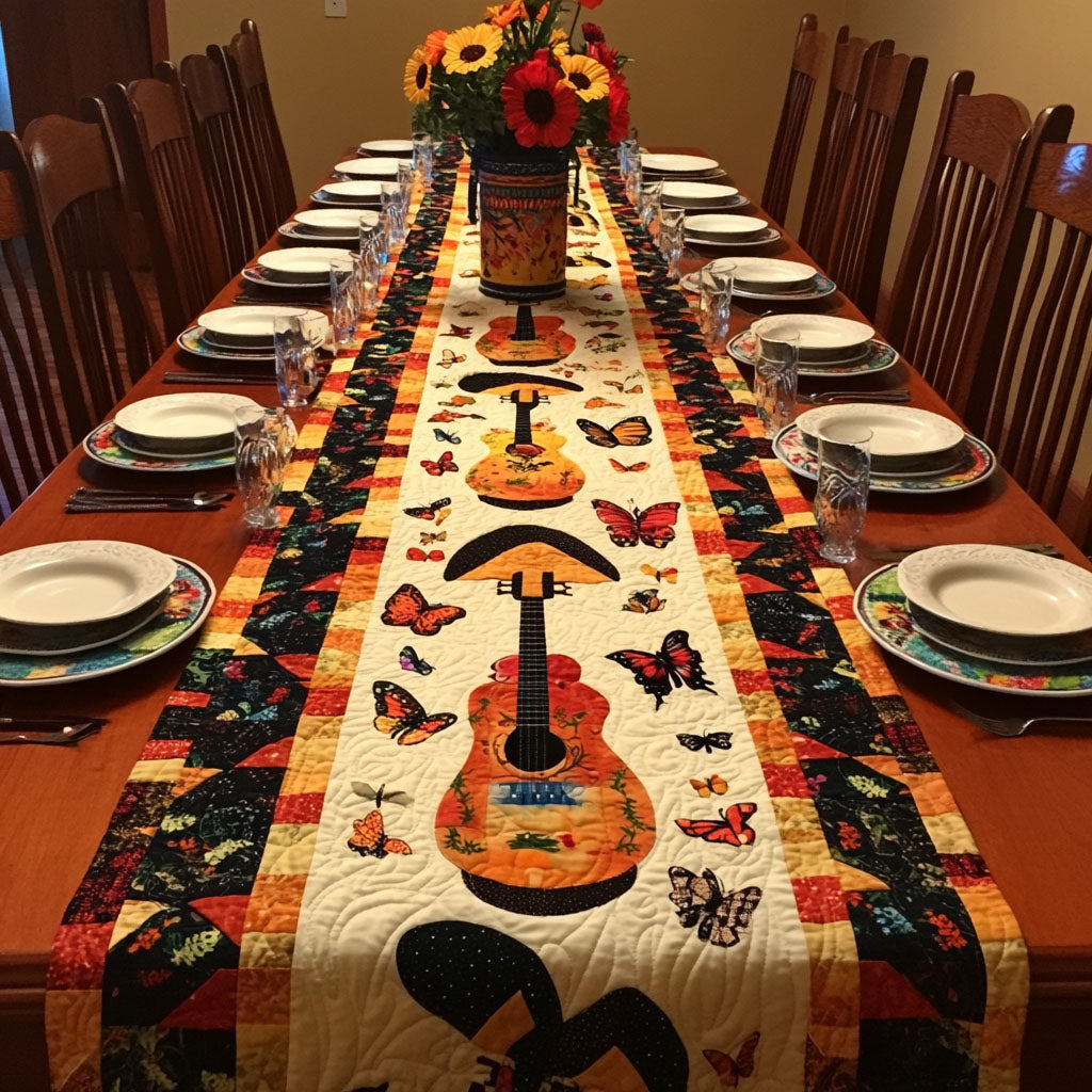 Mexican Fiesta Harmony Quilted Table Runner NCU0PT3736