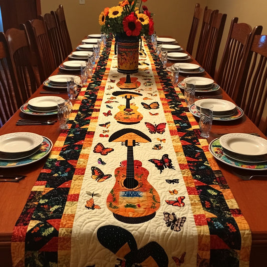 Mexican Fiesta Harmony Quilted Table Runner NCU0PT3736