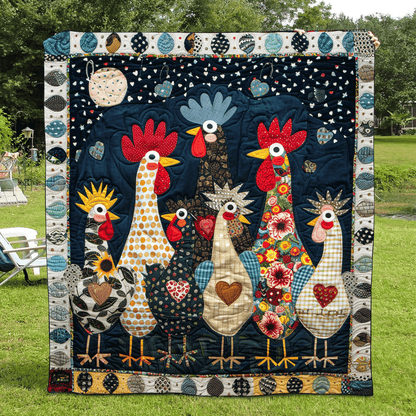 Midnight Farmhouse Quilted Blanket NCU0TH974