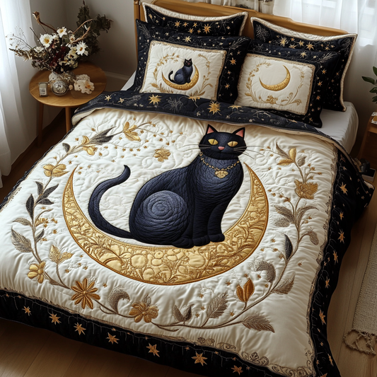 Midnight Garden Quilted Bedding Set NCU0DV4906