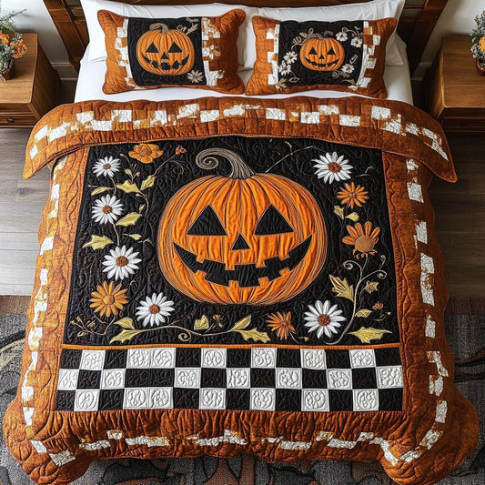 Midnight Magic 3-Piece Quilted Bedding Set NCU0NT9498