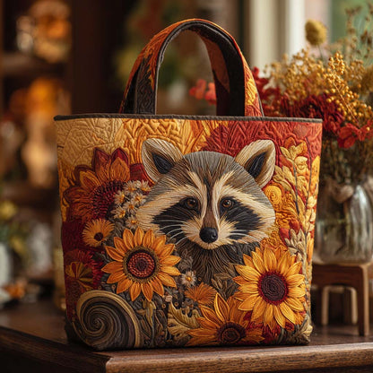 Midnight Bandit Quilted Tote Bag NCU0NT9227